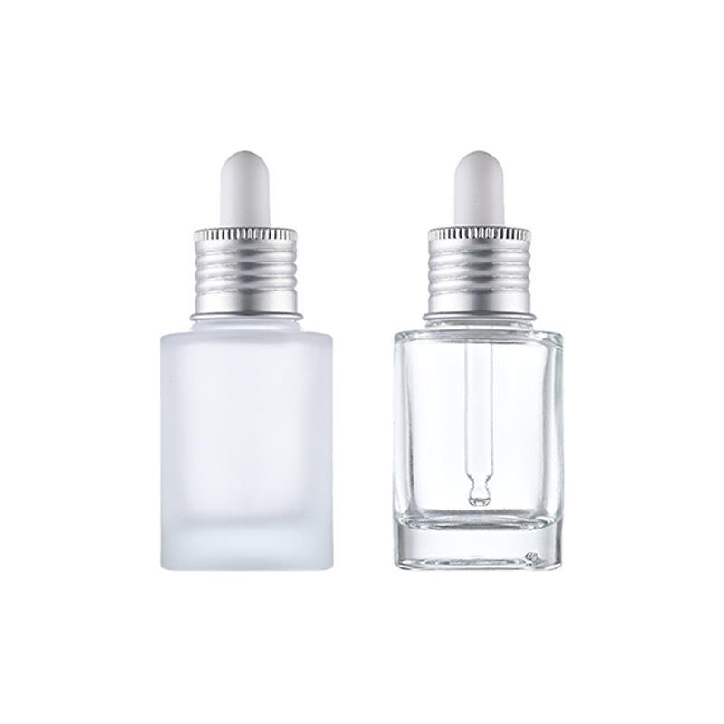 30ml Flat Shoulder Amber Frosted Glass Dropper Bottle 30ml Flat Shoulder Amber Frosted Glass Dropper Bottle