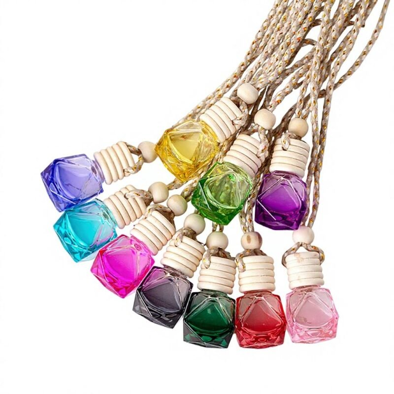 8ML Car Unique Multicolor Perfume Freshener Bottle