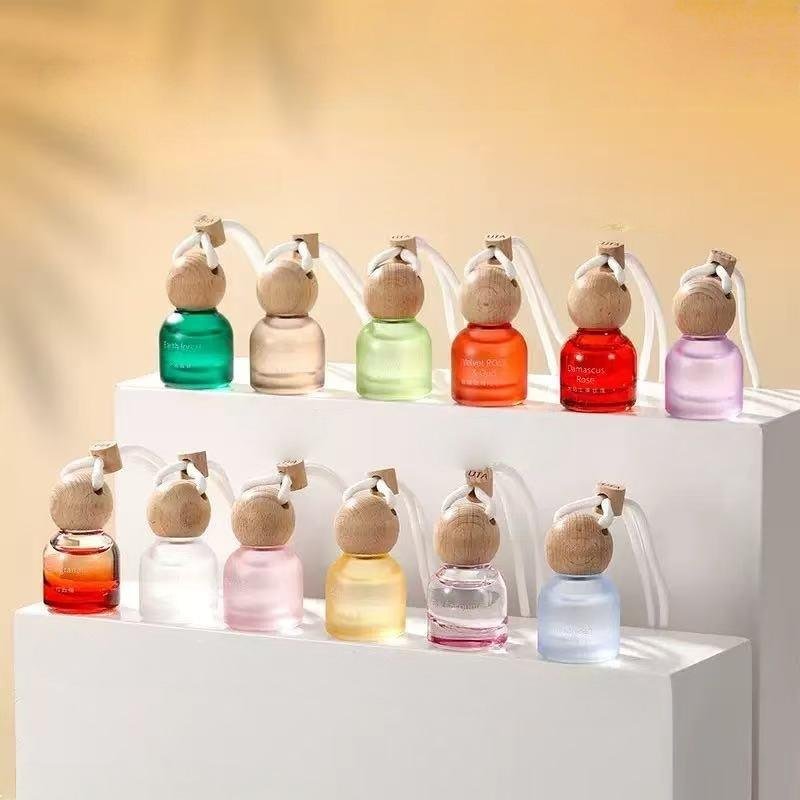 Empty Hanging 10ml Colored Car Air Freshener Bottle