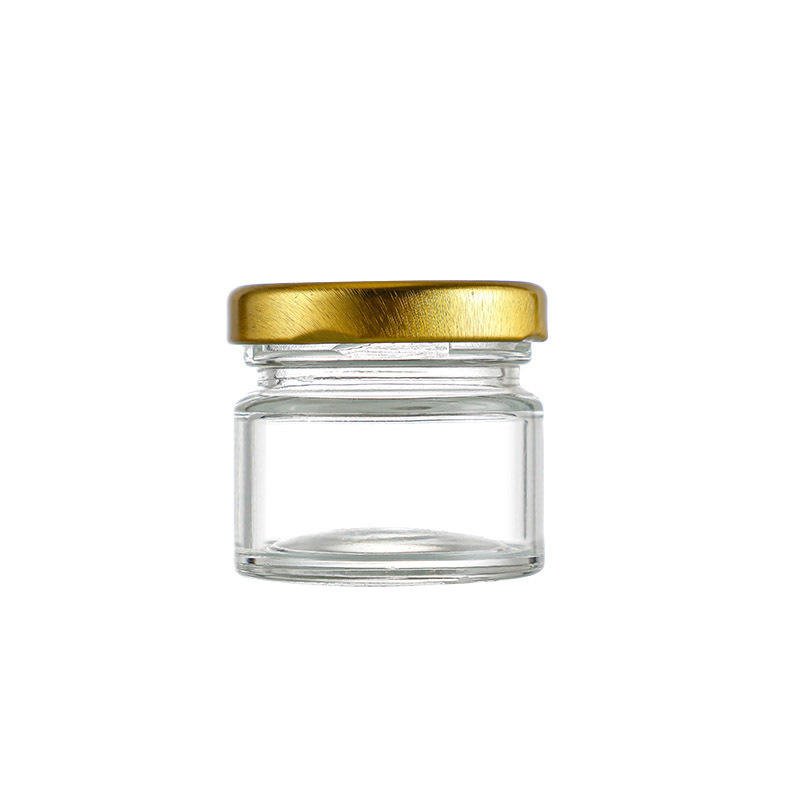 Mini Small Round  Glass Storage Jar 25ml 50ml